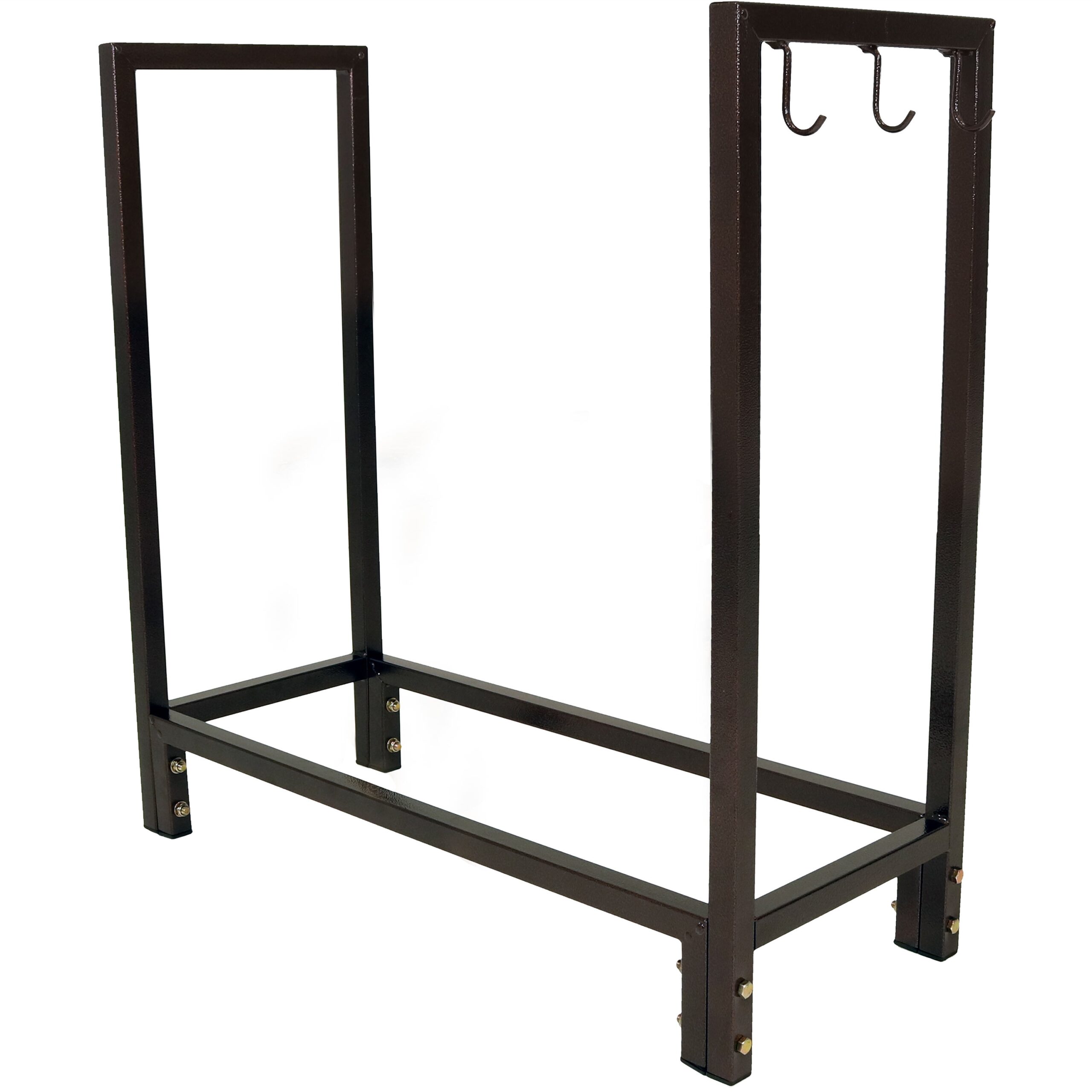 Sunnydaze Decor 30-in x 30.5-in x 12-in Steel Indoor Log Rack