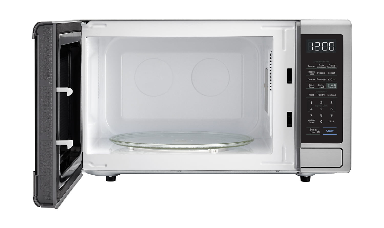 Sharp 1.1-Cu. Ft. Countertop Microwave with Alexa-Enabled Controls. Stainless Steel