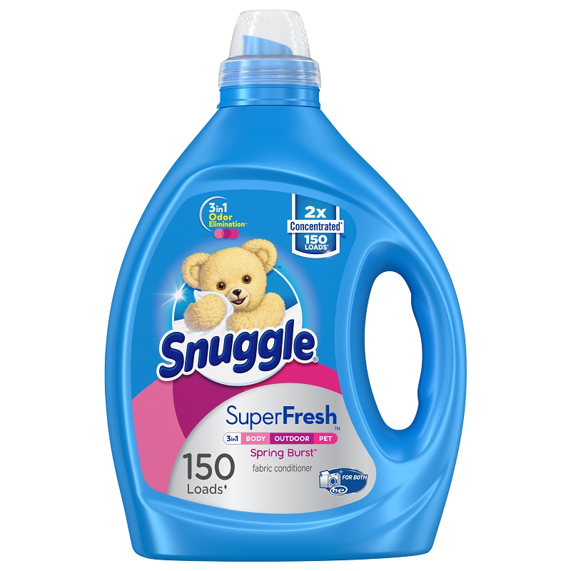 Snuggle Liquid Fabric Softener. SuperFresh Spring Burst. 150 Loads