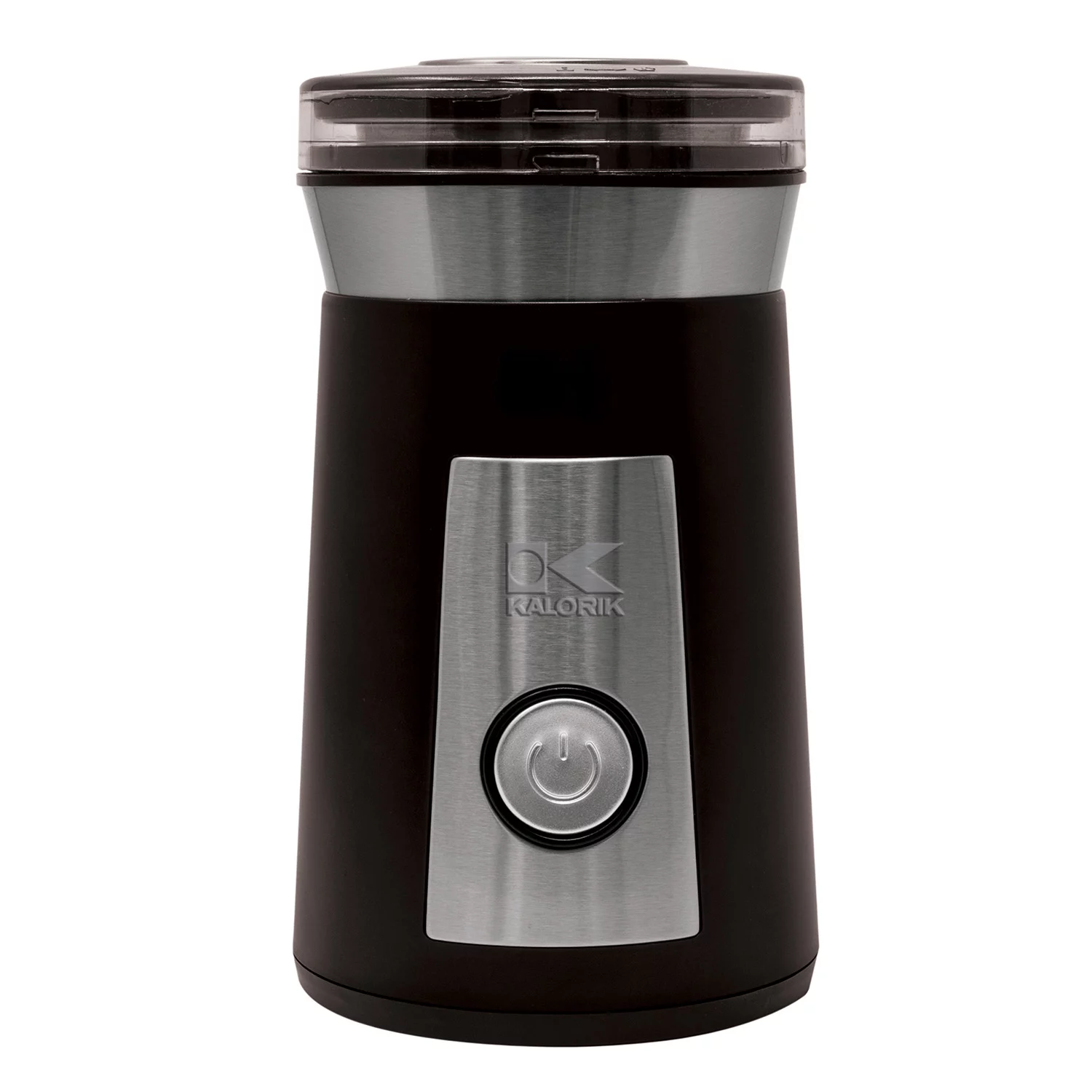 Kalorik Modern Multifunctional Coffee & Spice Grinder. Black and Stainless Steel