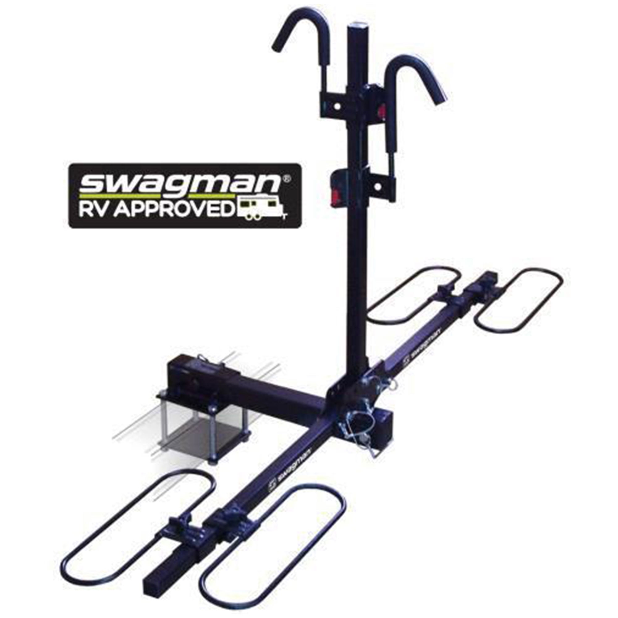 Swagman Traveler XC2 2 Inch Hitch Receiver Bike Rack with Bumper Adapter