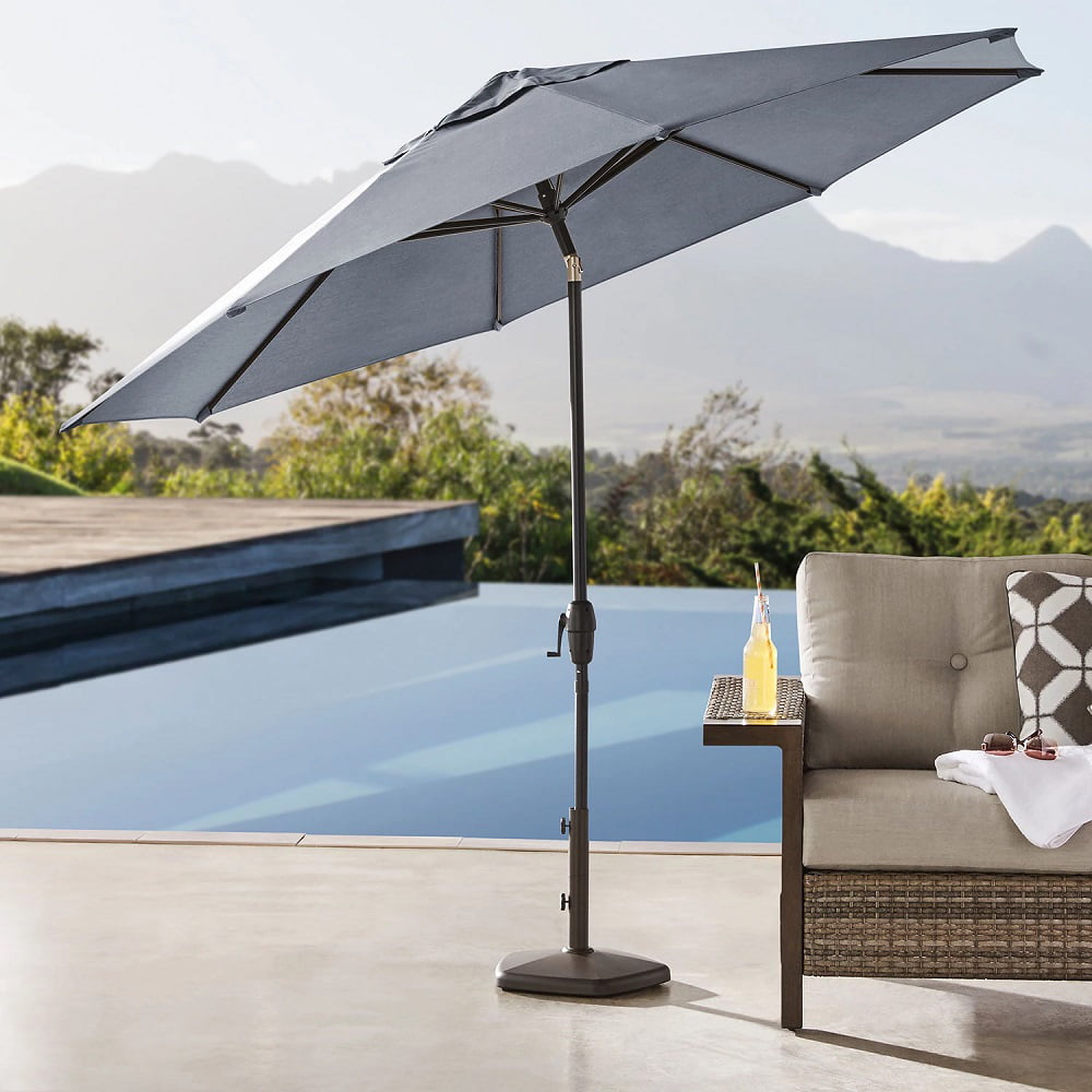 UA38308ZT-SS-I Premium 10′ Sunbrella Market Umbrellas Haze