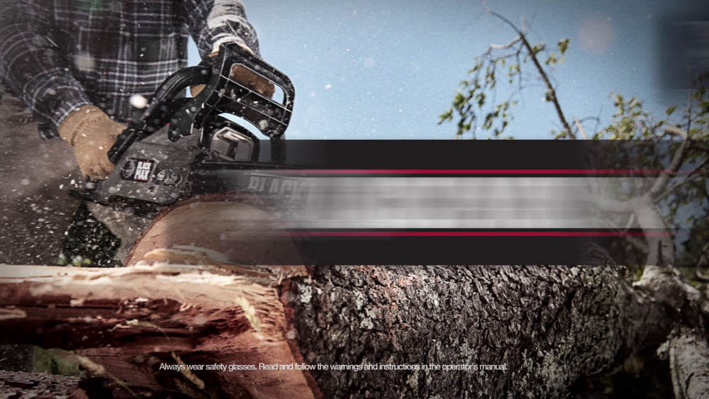 Black Max 18-inch Gas Chainsaw 38cc 2-Cycle Engine