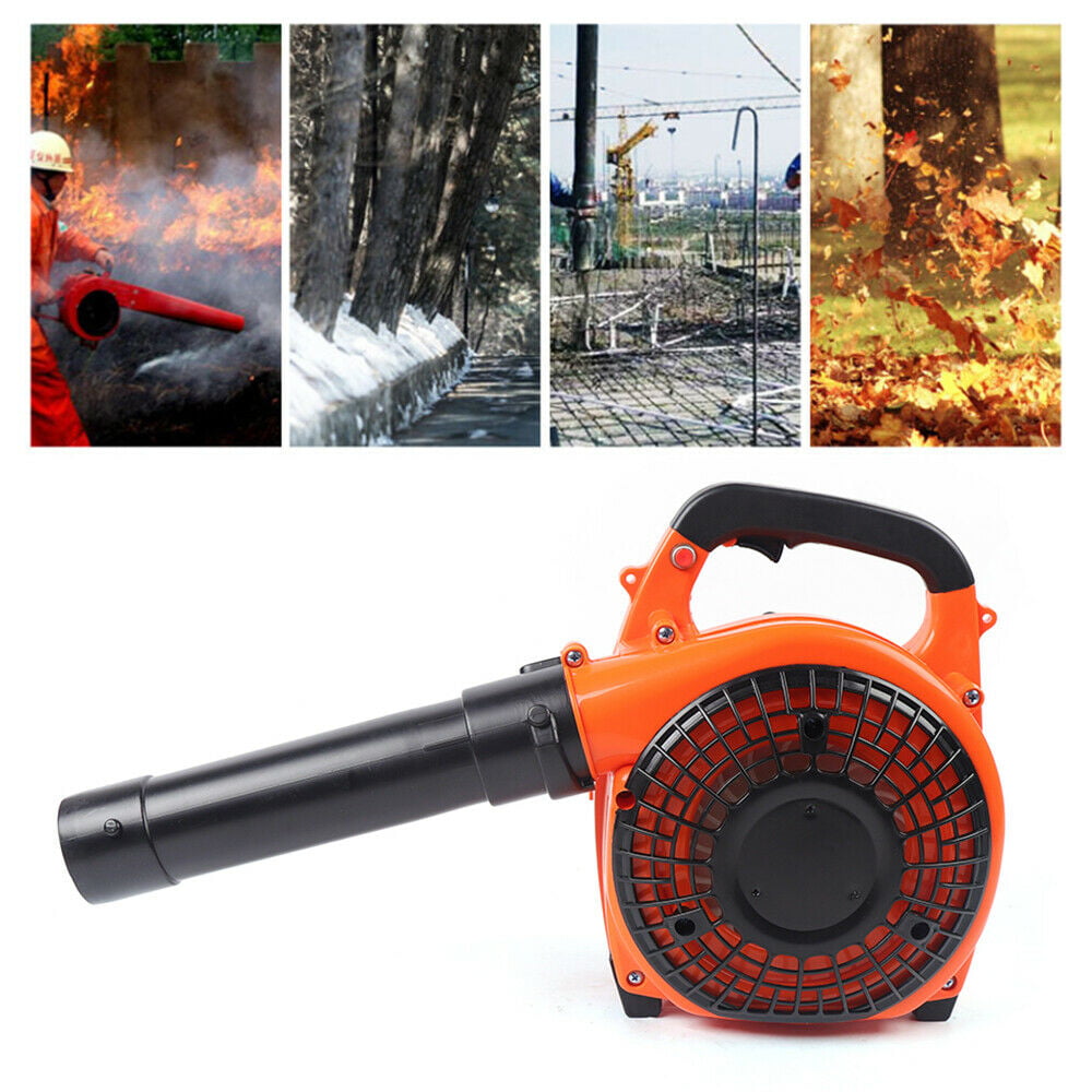 OUKANING 2-Stroke Handheld Leaf Blower Gas Powered Heavy Duty Grass Yard Cleanup 750W