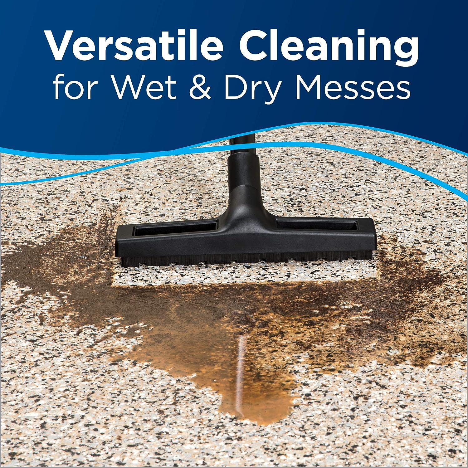 BISSELL Garage Pro Wall-Mounted Wet Dry Car Vacuum/Blower With Auto Tool Kit. 18P03. Stealth Metallic Gray