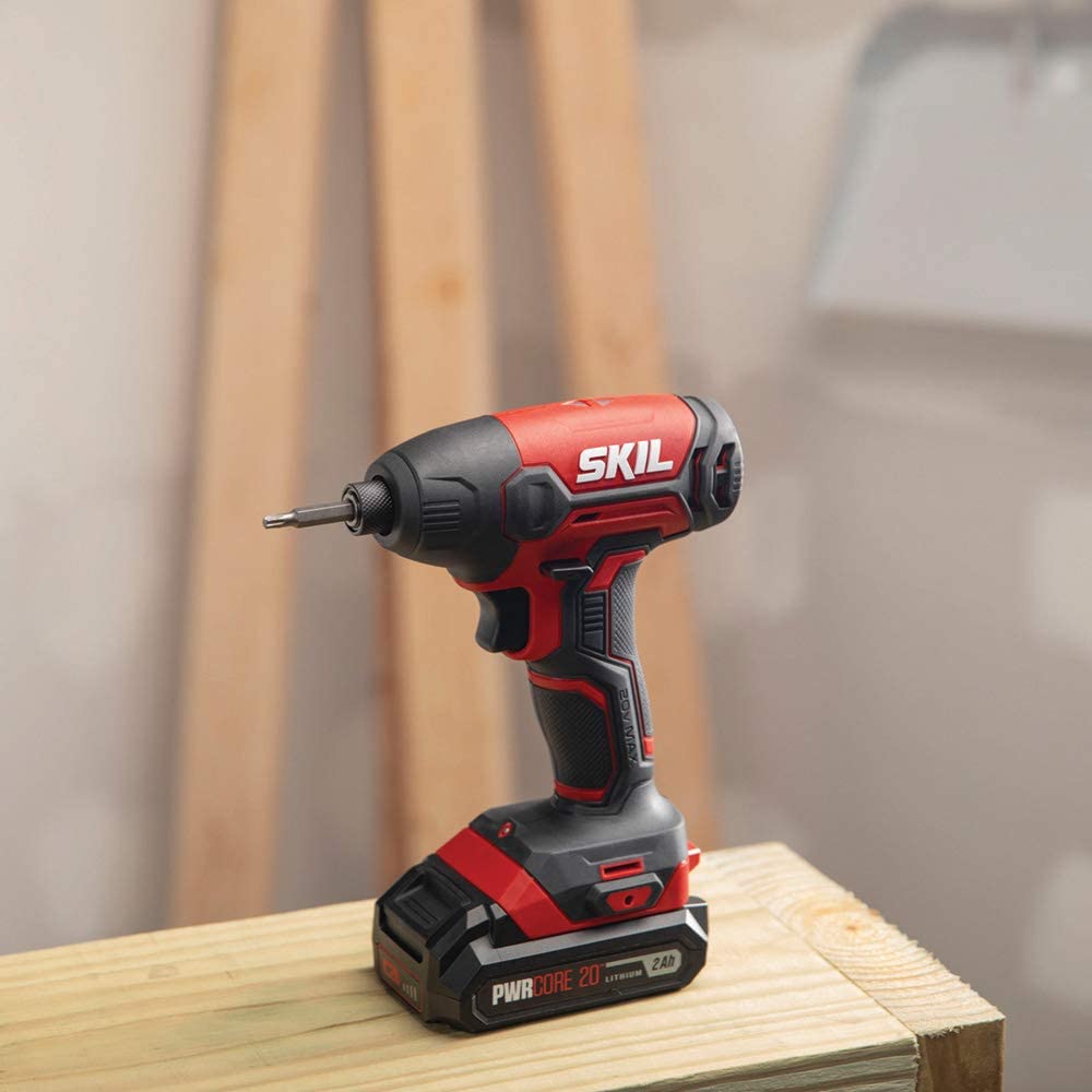 SKIL PWR CORE 20™ 20V Cordless 1/4-inch Hex Impact Driver Kit ID572702