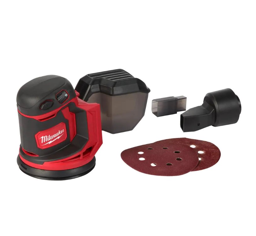 Milwaukee 2648-20 M18 18V Lithium-Ion Cordless 5 in. Random Orbit Sander (Tool-Only)