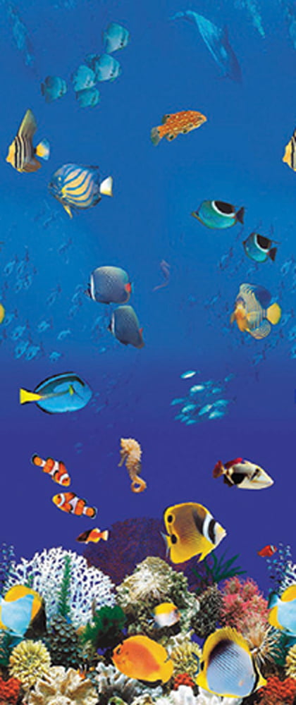 SmartLine 15′ Round Caribbean Overlap Swimming Pool Liner 48″/52″ Height 25 Gauge