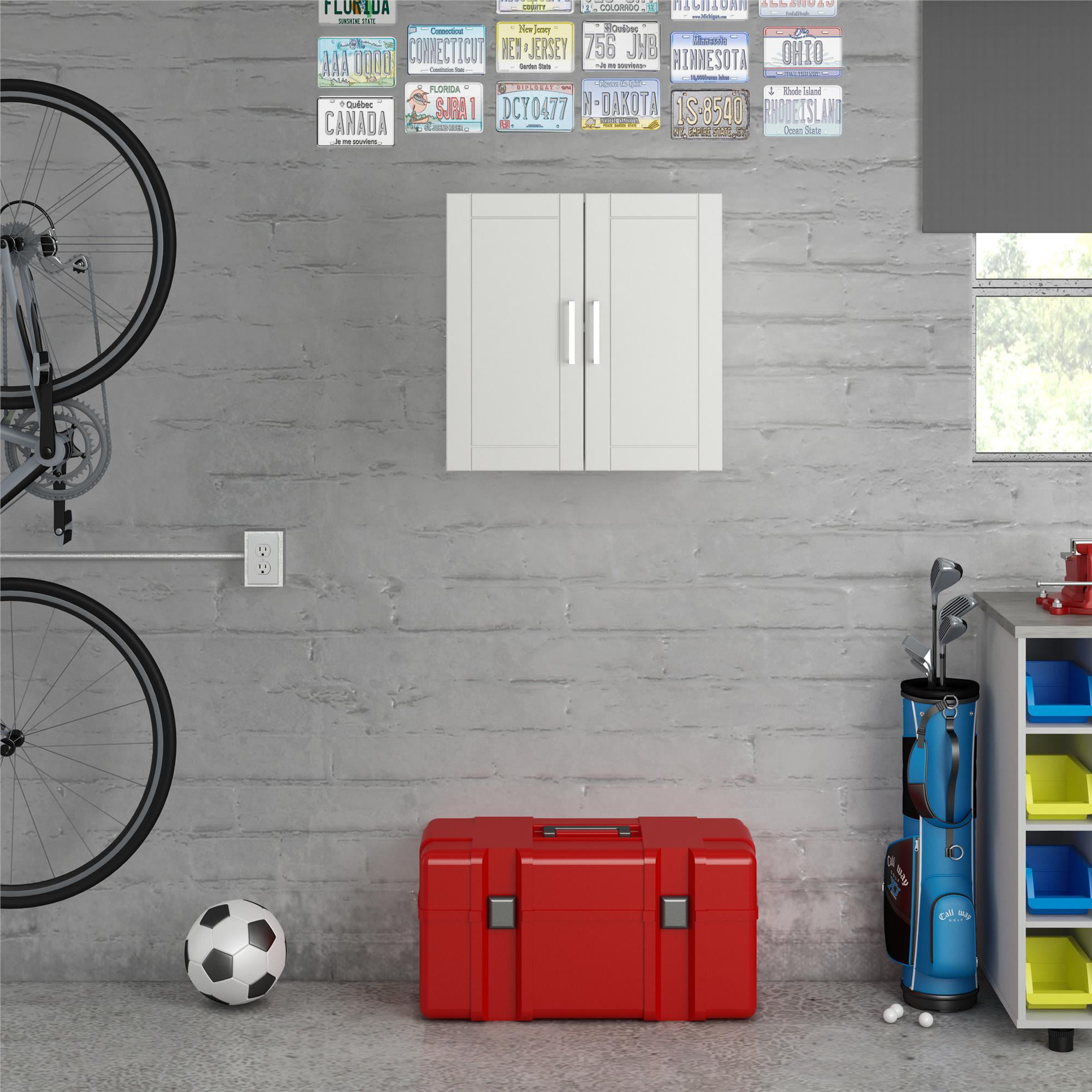 Systembuild Evolution Callahan 24″ Wall Cabinet. White