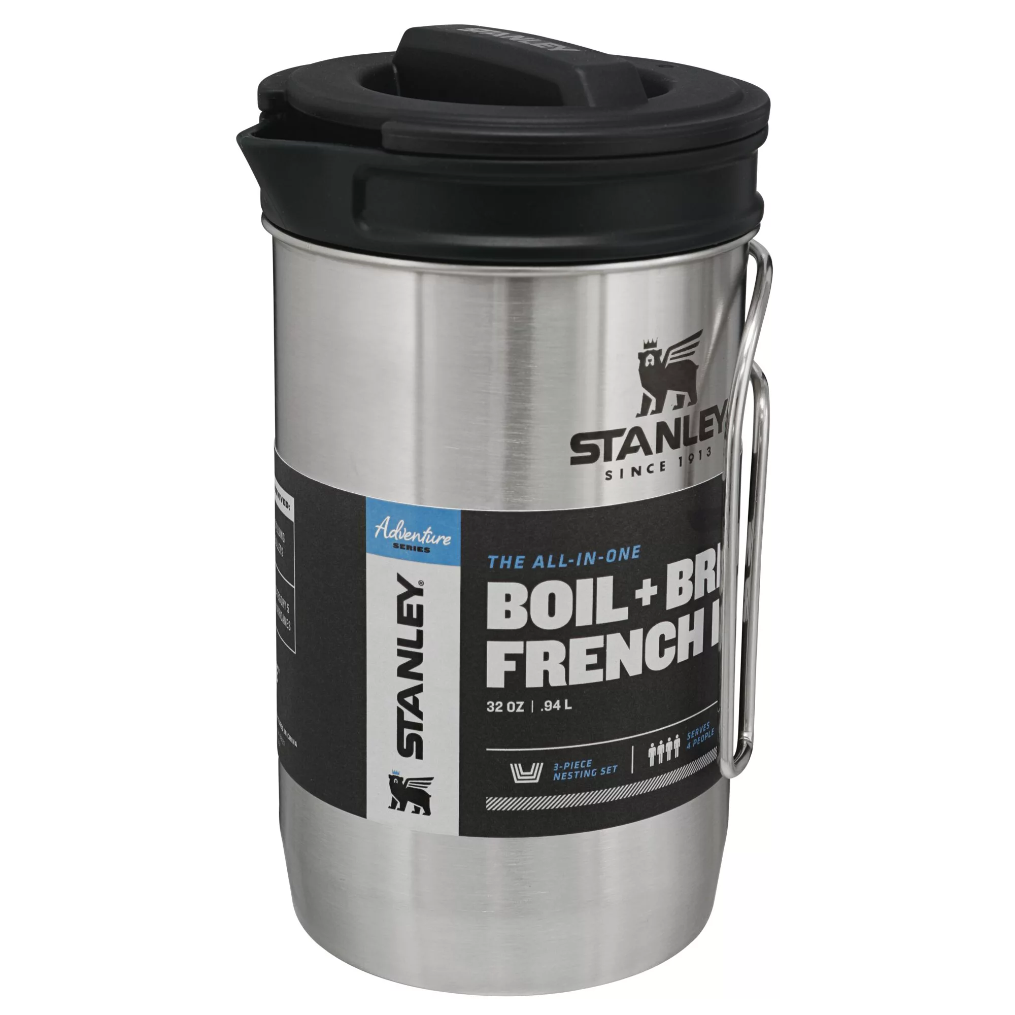Stanley Stainless Steel Boil & Brew 32 oz. Coffee Press