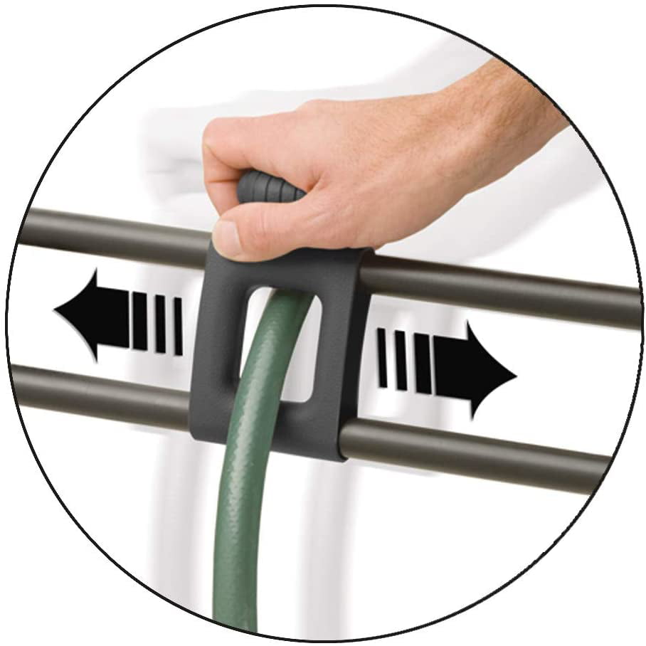 Suncast Wicker Style Resin Hose Hideaway with Hose Guide. Java. 175 Feet