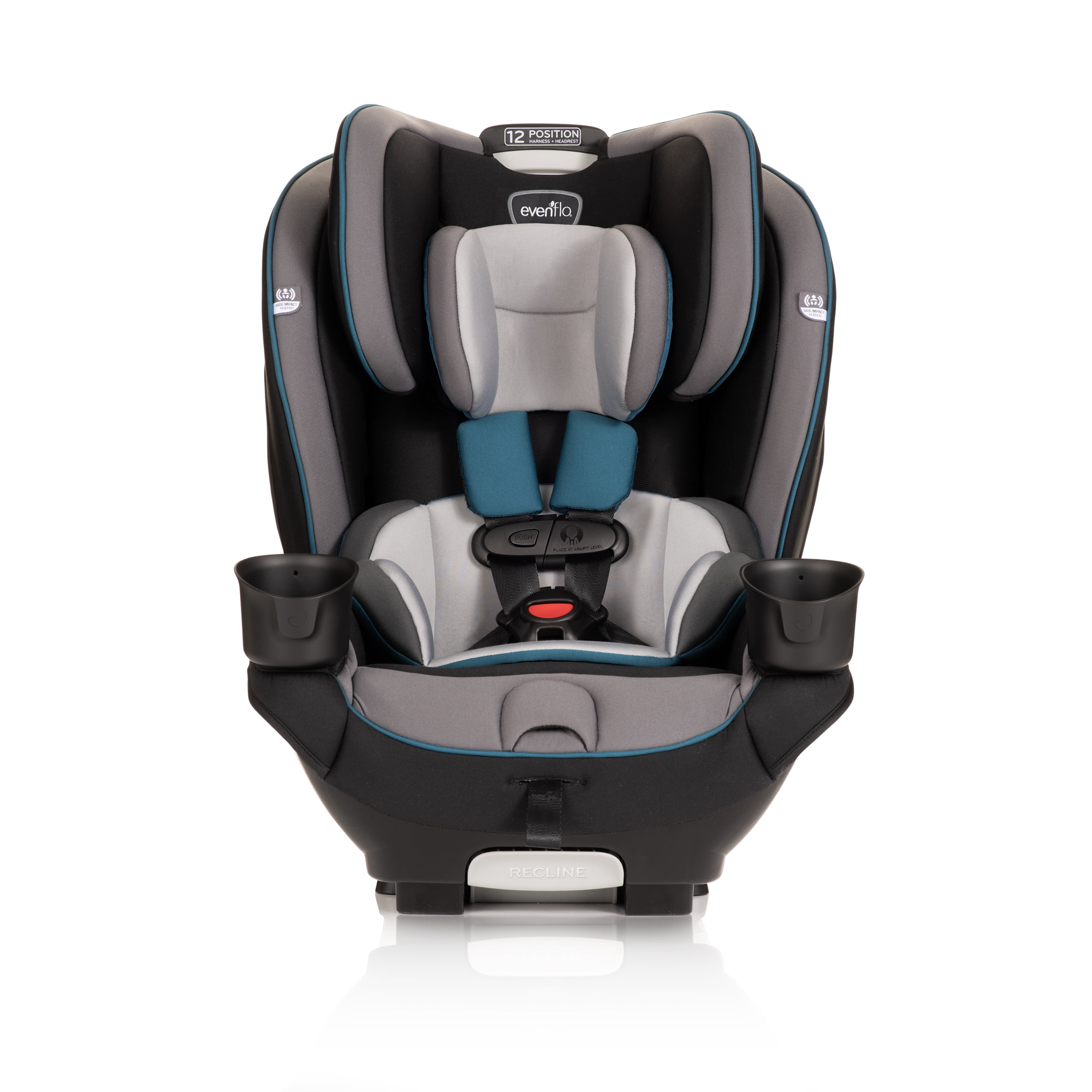 Evenflo EveryKid All-in-One High-back Booster Car Seat. Blue