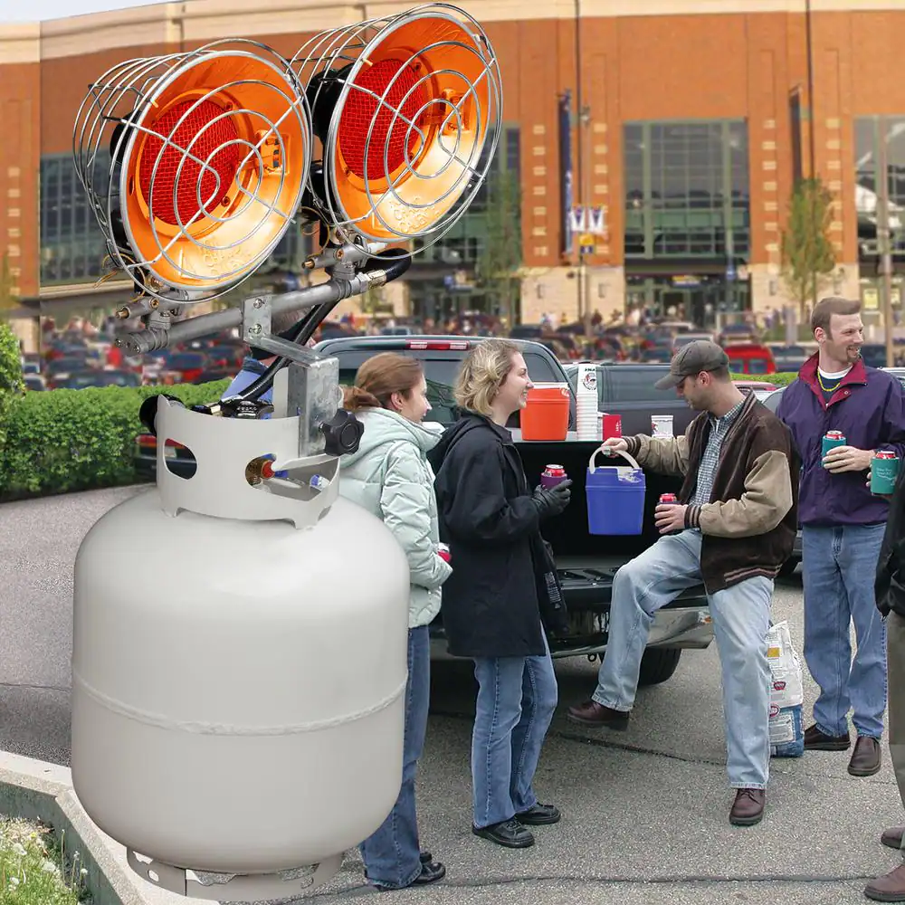 Avenger FBDTP30 Infrared Tank Top Propane Heater - Dual Burner. 30.000 BTU