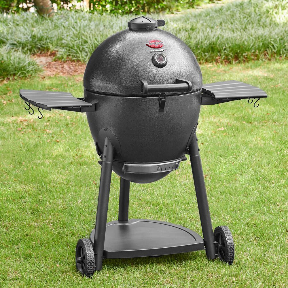 Char-Griller E16620 Akorn Kamado Charcoal Grill in Graphite
