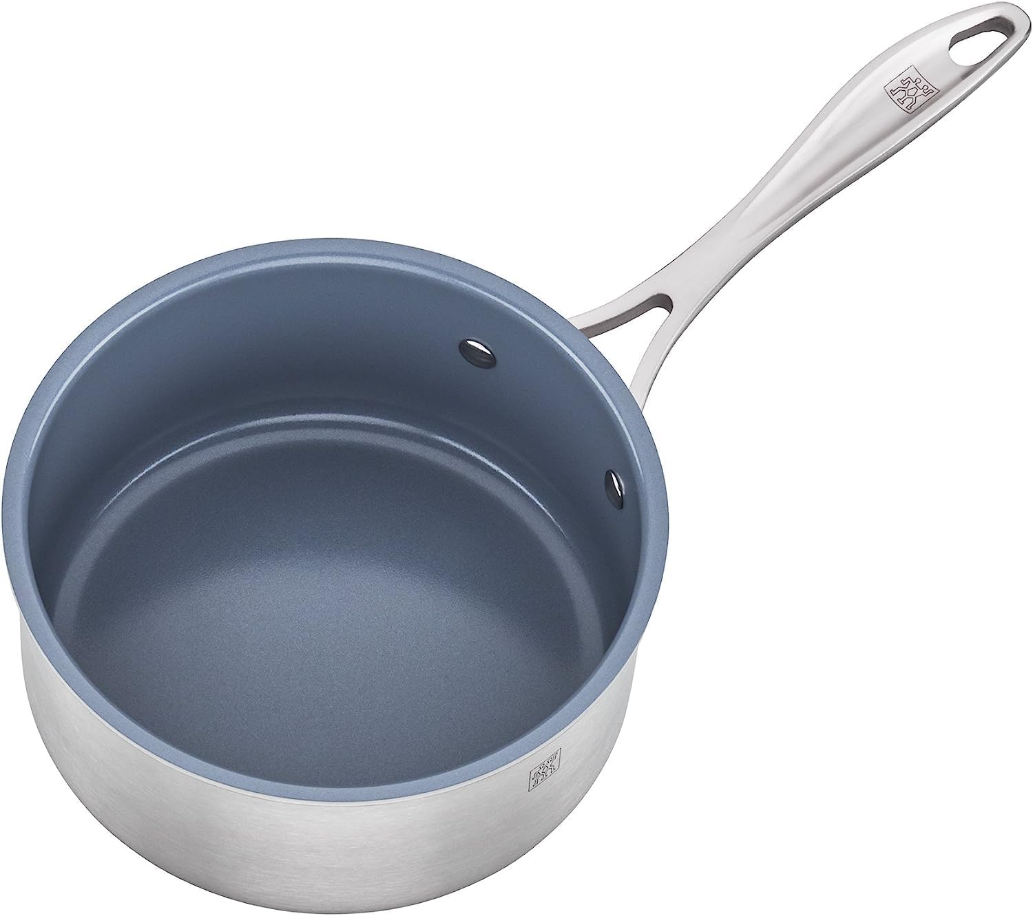 ZWILLING Spirit Ceramic Nonstick Saucepan. 2-qt. Stainless Steel
