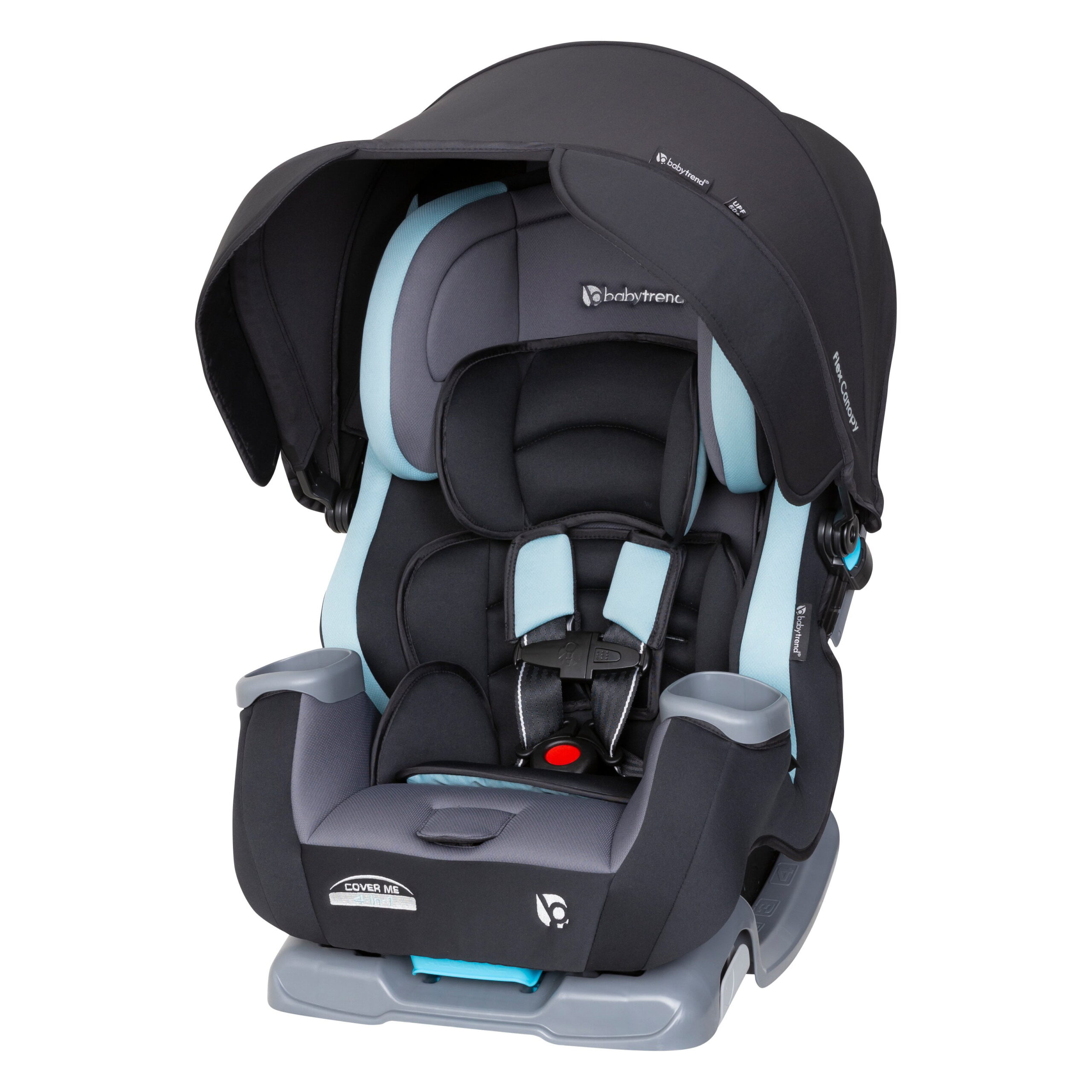 Baby Trend Cover Me 4-in-1 Harness Convertible Car Seat. Solid Print Desert Blue