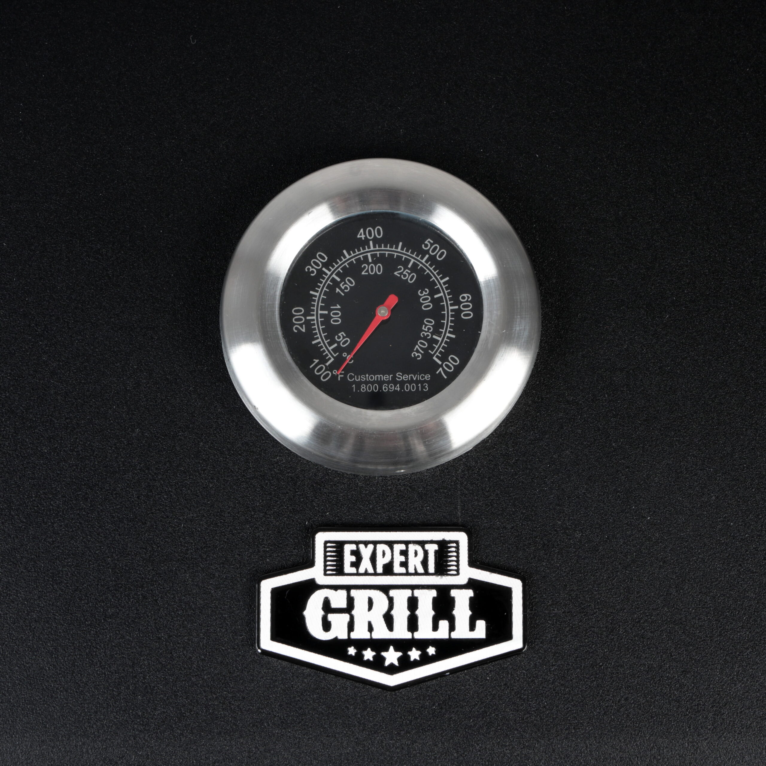 Expert Grill Premium Portable Charcoal Grill. Black and Stainless Steel