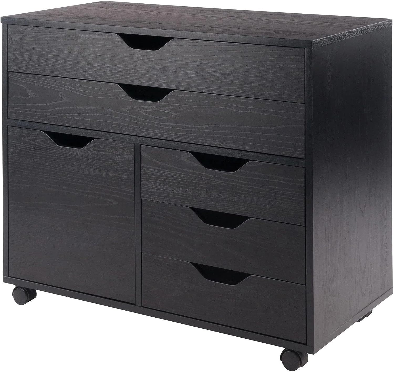 Winsome Wood Halifax Cabinet/Cupboard. 26 H. Black