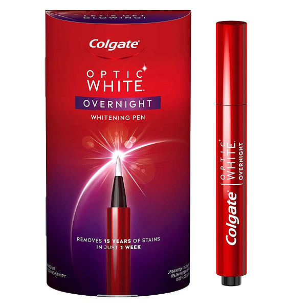 Colgate Optic White Overnight Teeth Whitening Pen. Teeth Stain to Whiten Teeth