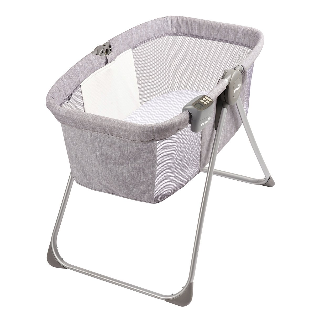Evenflo Loft Portable Bassinet. Chevron Melange