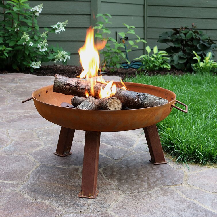 Tidworth Cast Iron Wood Burning Outdoor Fire Pit