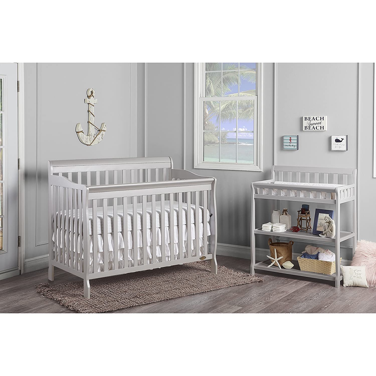 Dream On Me Ashton Changing Table. Grey