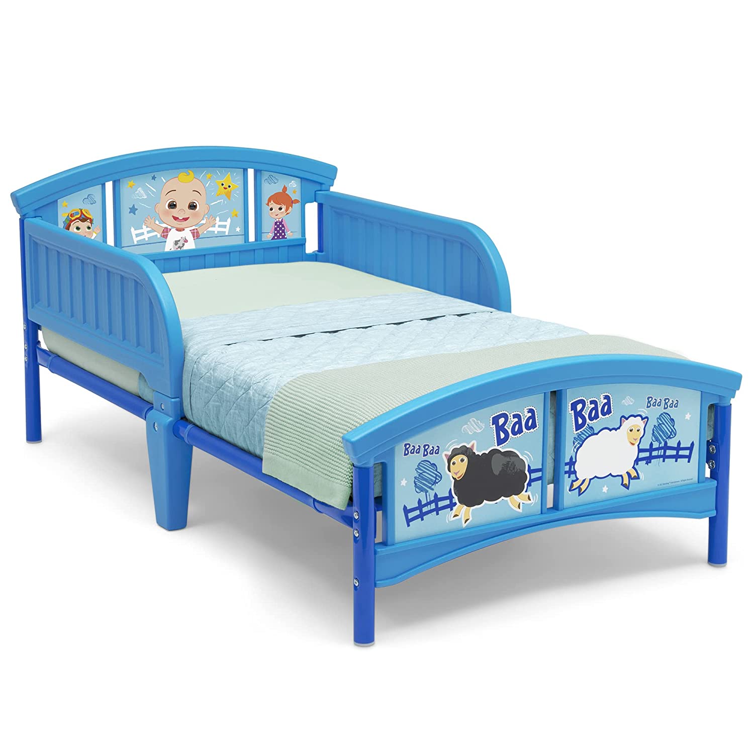 Delta Children Plastic Toddler Bed. CoComelon