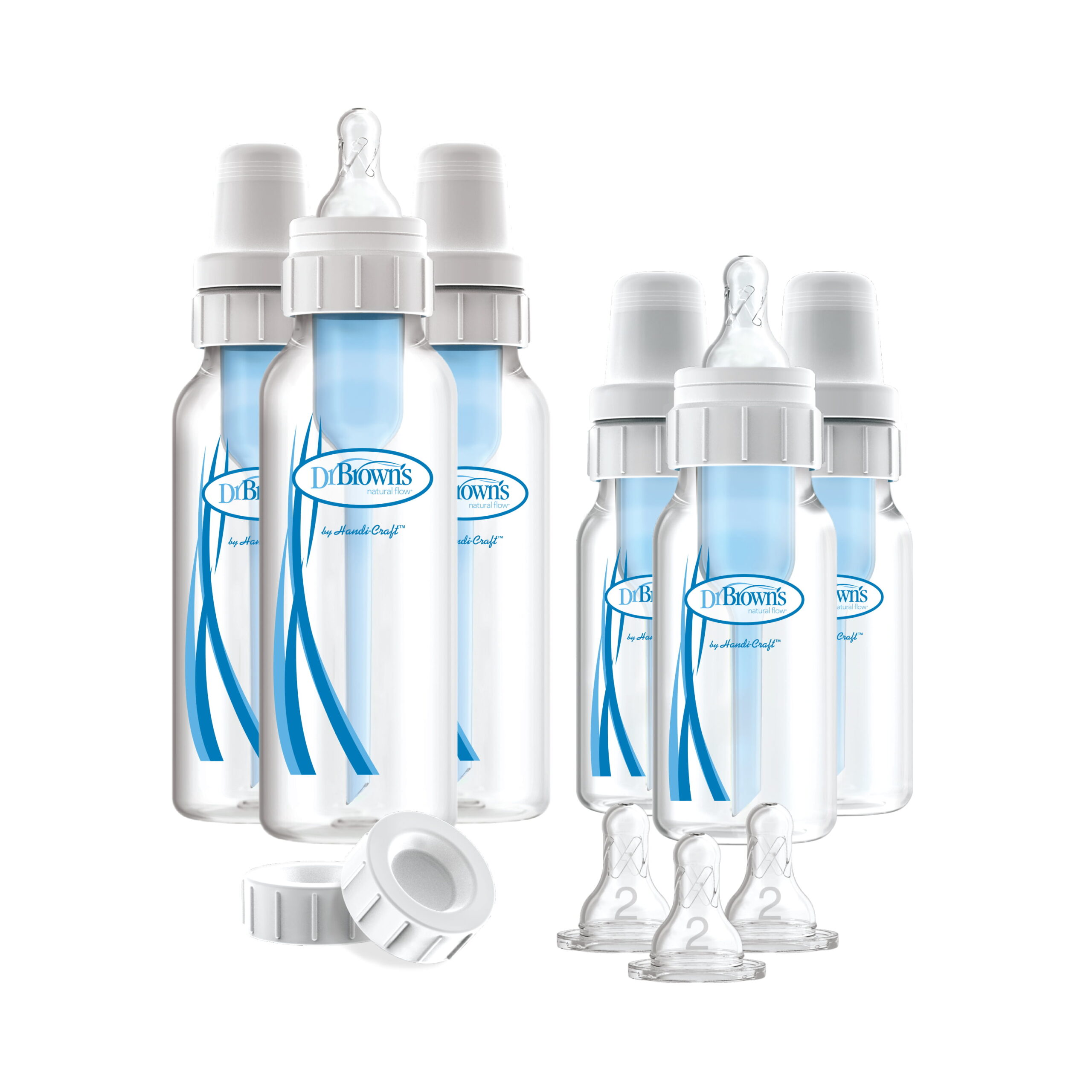 Dr. Brown-s Natural Flow Original Baby Bottle Gift Set 6-Pack