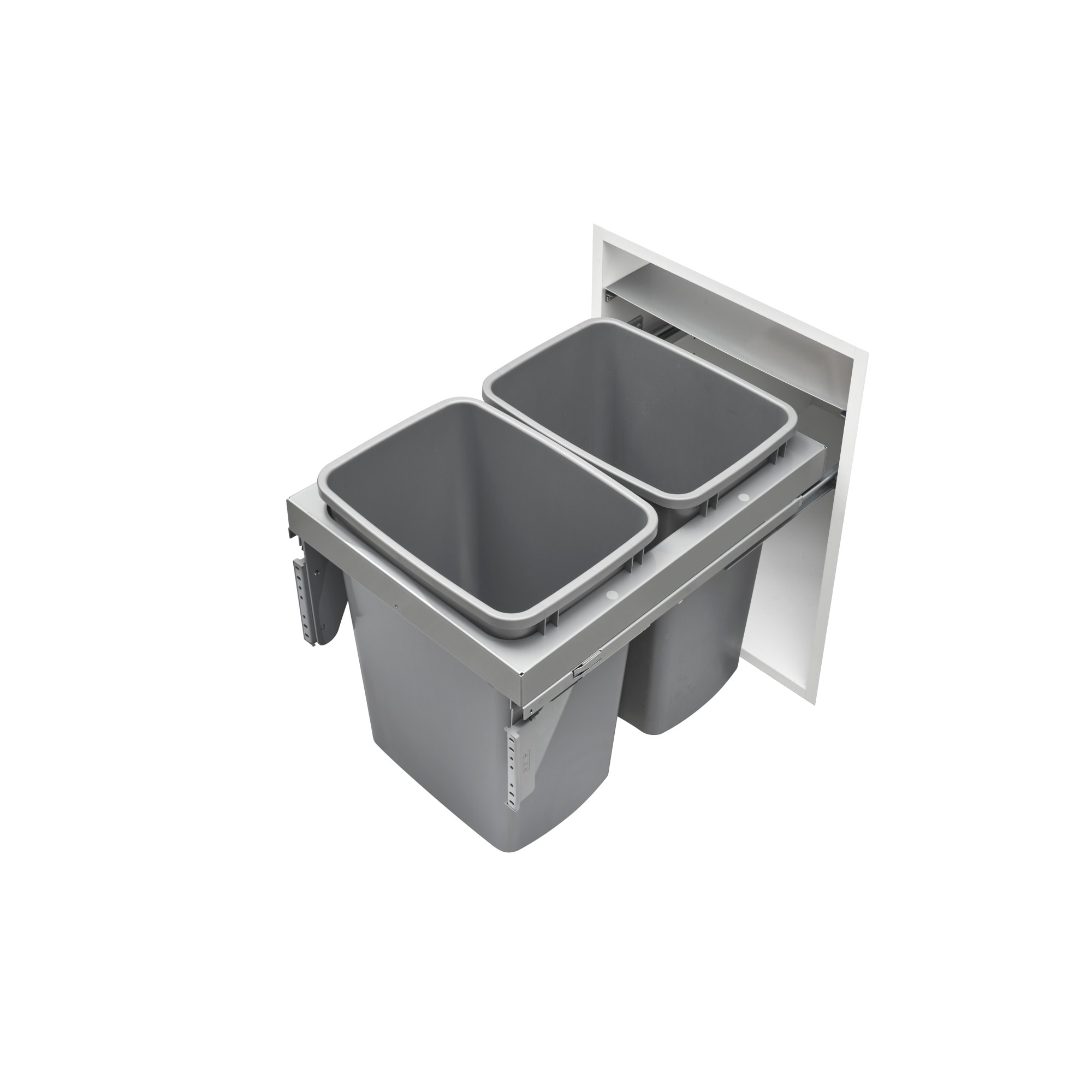 Rev-A-Shelf 35-Quart Soft Close Double Pull Out Trash Can