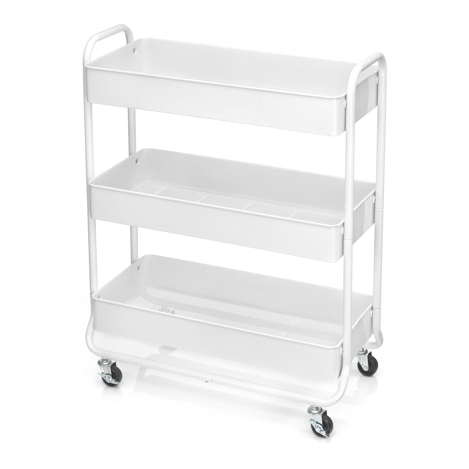 Simply Tidy Hudson Rolling Cart. White
