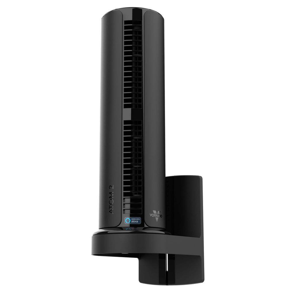 Vornado FA1-0191-06 Atom 2W AE 19.31 in. 4 fan speeds Tower Fan 19.31 in. Black with Alexa Capabilities