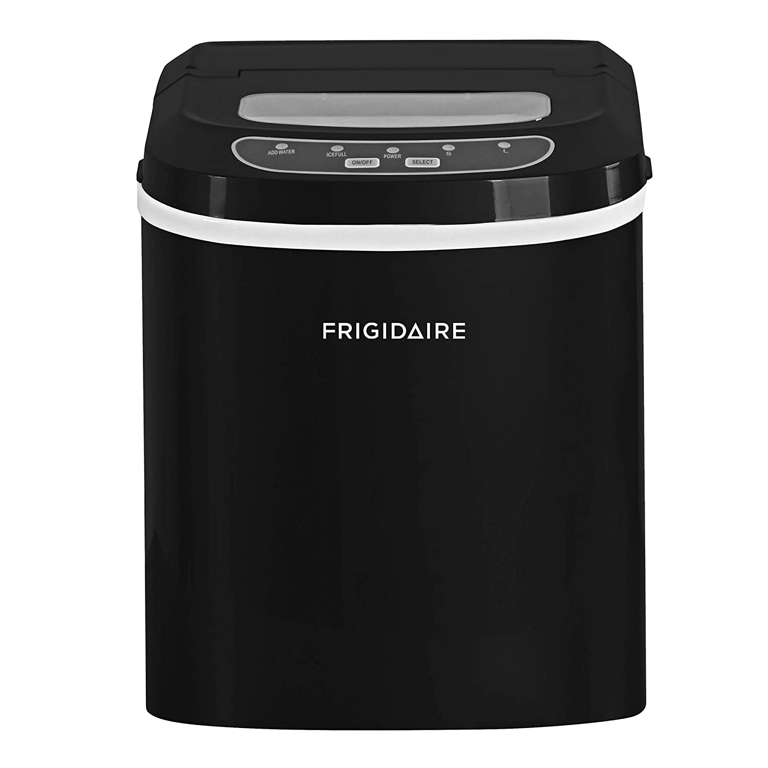 FRIGIDAIRE EFIC101-BLACK Portable Compact Maker. 26 lb per Day. Ice Making Machine. Black