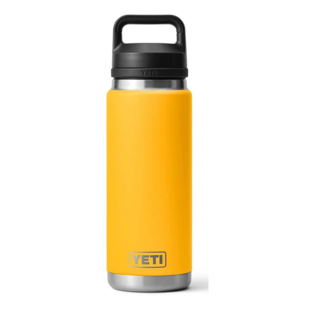 YETI Rambler 26 oz Bottle. Vacuum Insulated. Stainless Steel with Chug Cap. Alpine Yellow