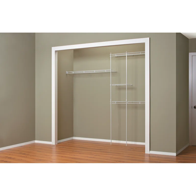 ClosetMaid 1628 Closet Organizer Kit. 5-Foot to 8-Foot. White