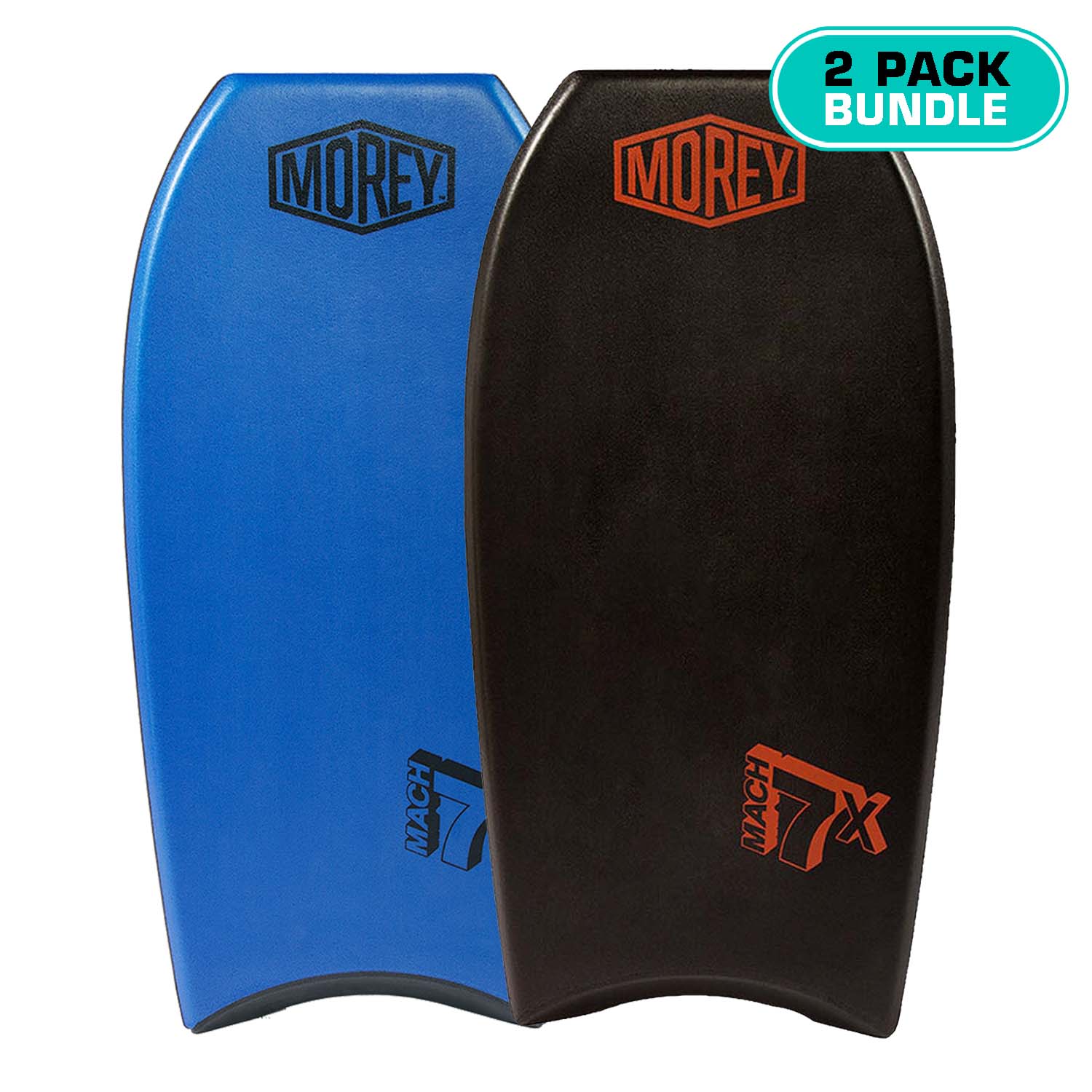 Morey Mach 7X 42.5 Bodyboard - TC8 Deck - Crescent Tail - X Flex Mesh - Polypro Core - HDPE Slick - Power Rod Stringer