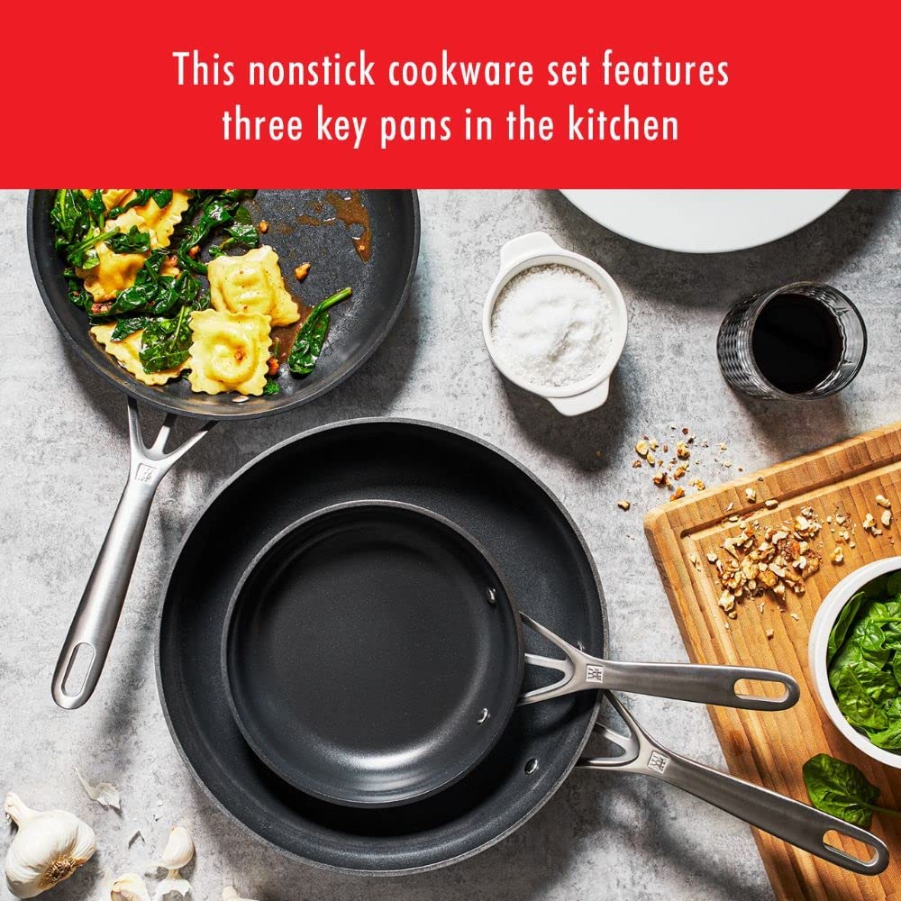 Zwilling  Motion 11-in and 3-pc Aluminum Skillet Set