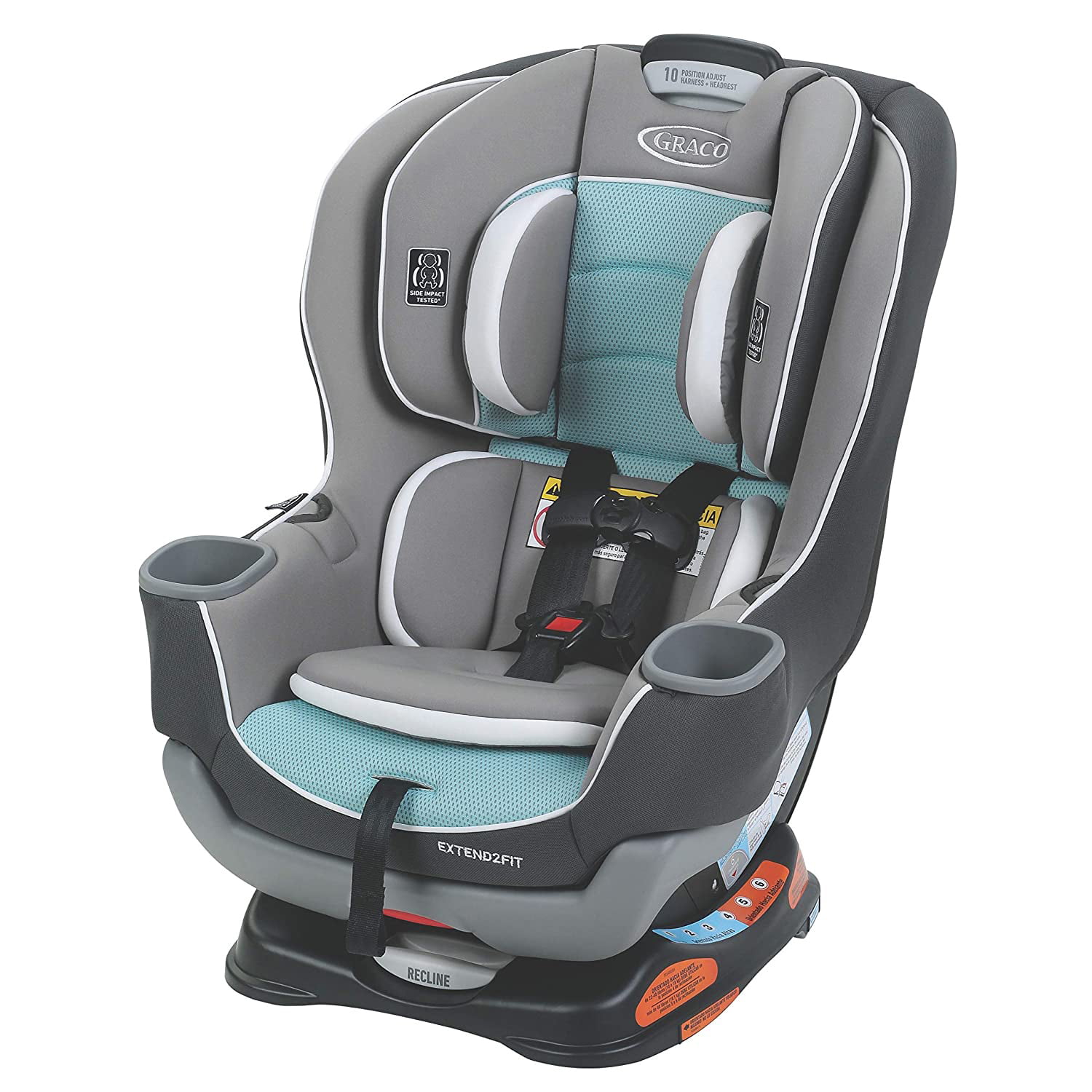 Graco Extend2Fit Convertible Car Seat. Ride Rear-Facing Longer. Spire