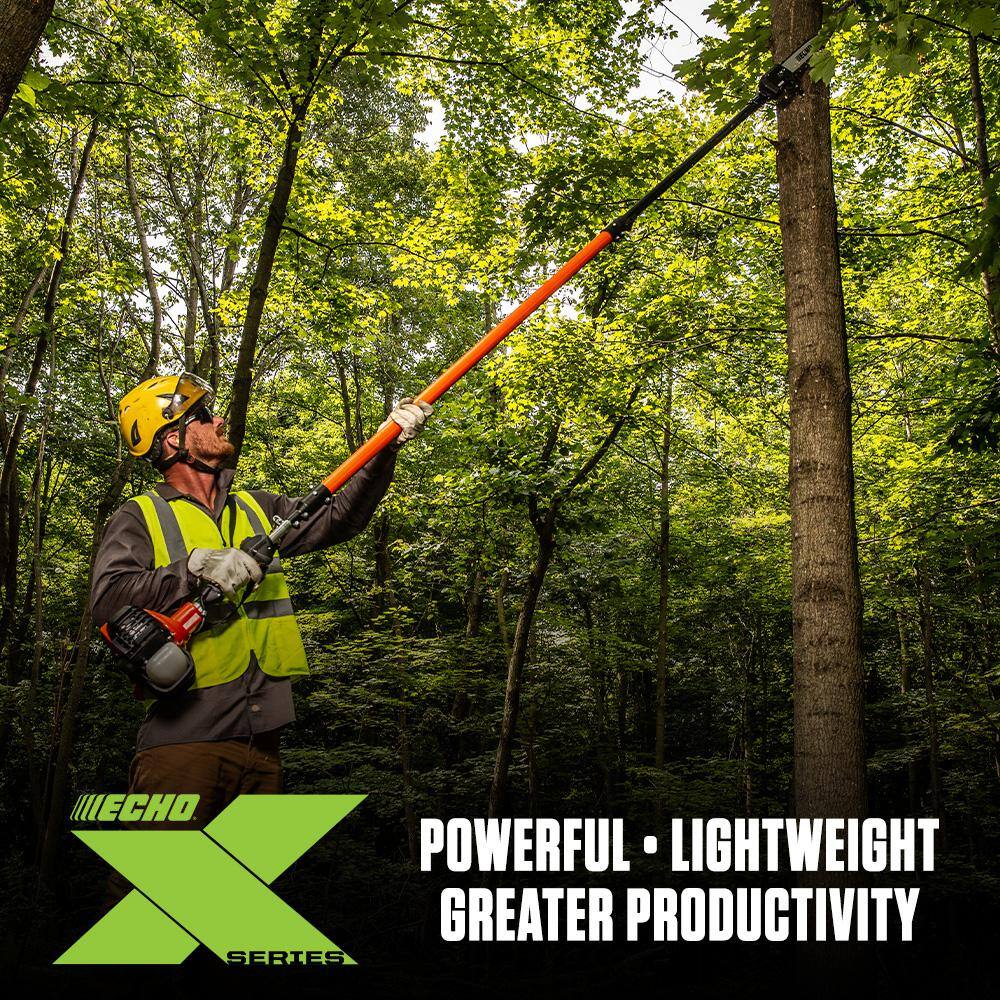 ECHO PPF-2620 12 in. 25.4 cc Gas 2-Stroke X Series Straight Shaft Power Pole Saw with Shaft Extending to 96 in.