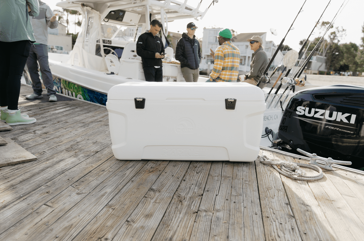 Igloo 150 Qt Latitude Marine Hard Side Cooler. White