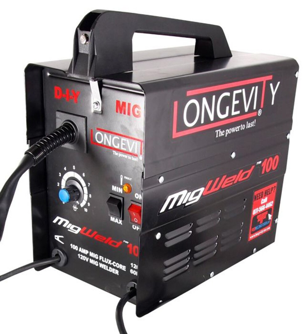 Longevity 120-Volt 100-Amp MIG Flux-Cored Wire Feed Welder
