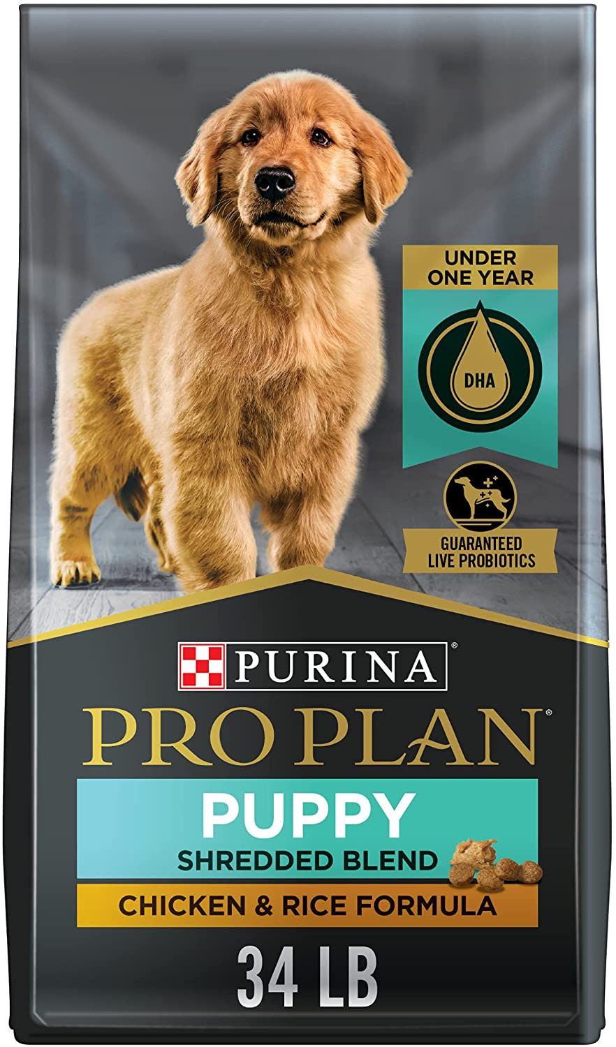 Purina Pro Plan Puppy Chicken & Rice Dry Dog Food 34 lb. Bag