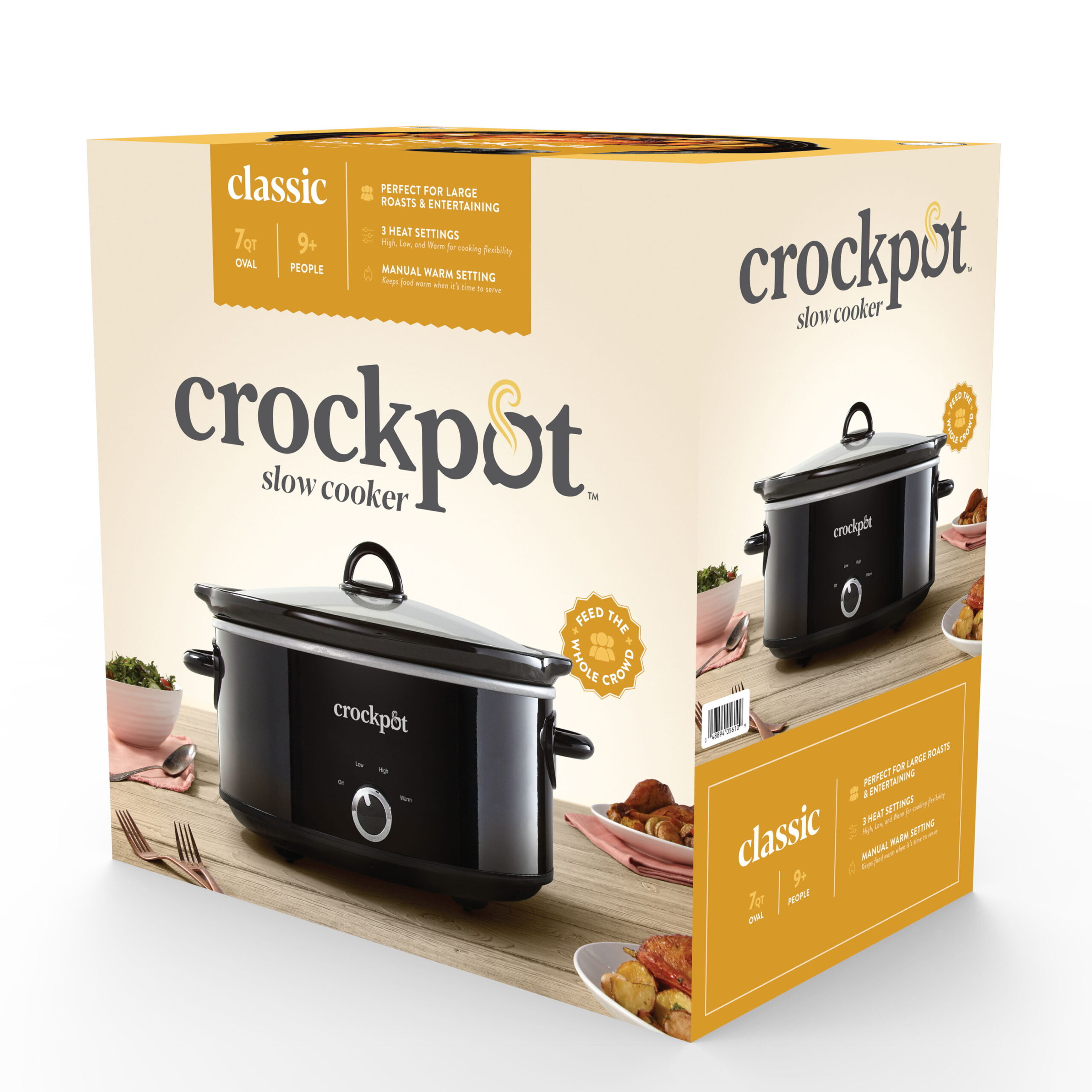 Crockpot 7 Quart Manual - Black