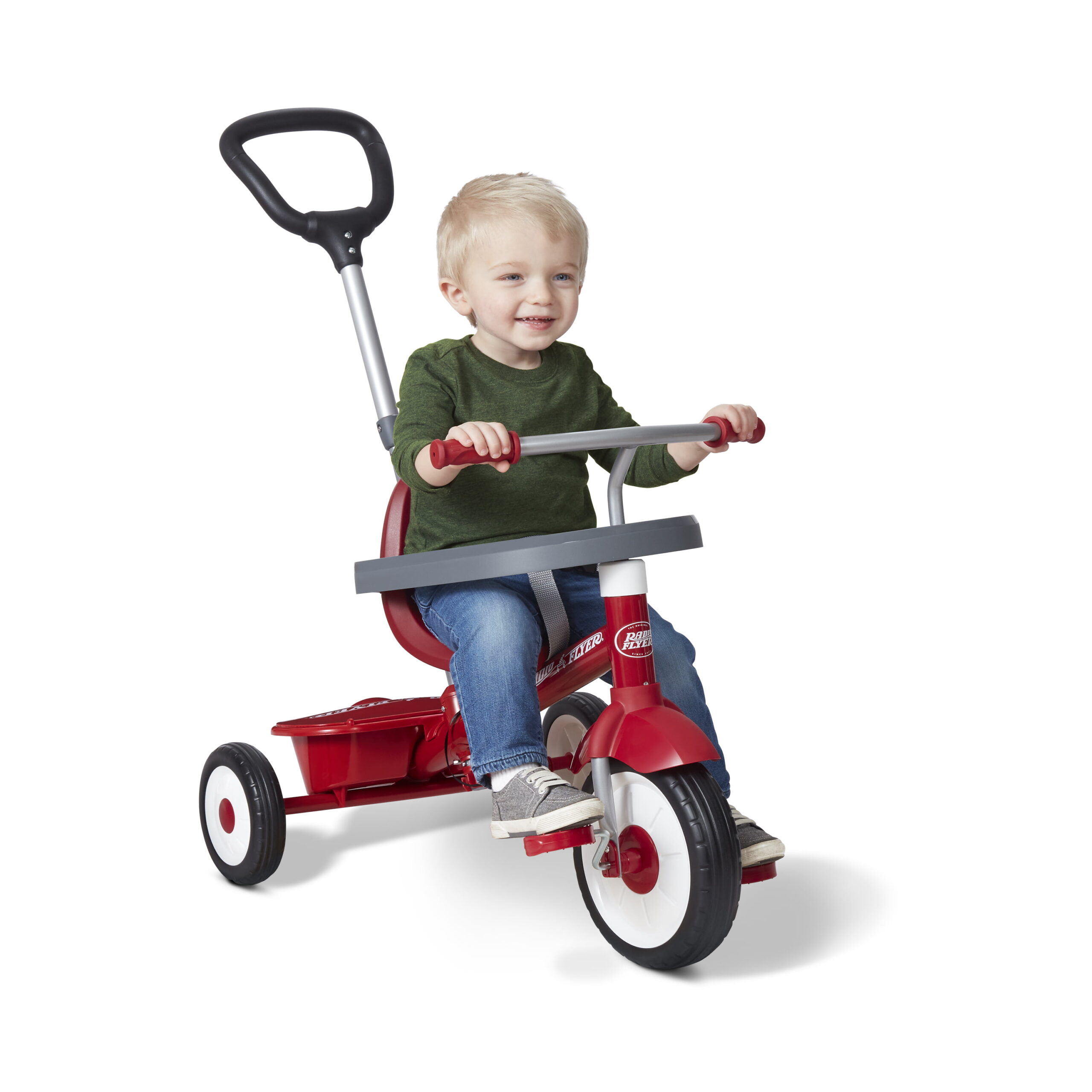 Radio Flyer. 3-in-1 Stroll ‘N Trike. Tricycle Grows with Child. Red