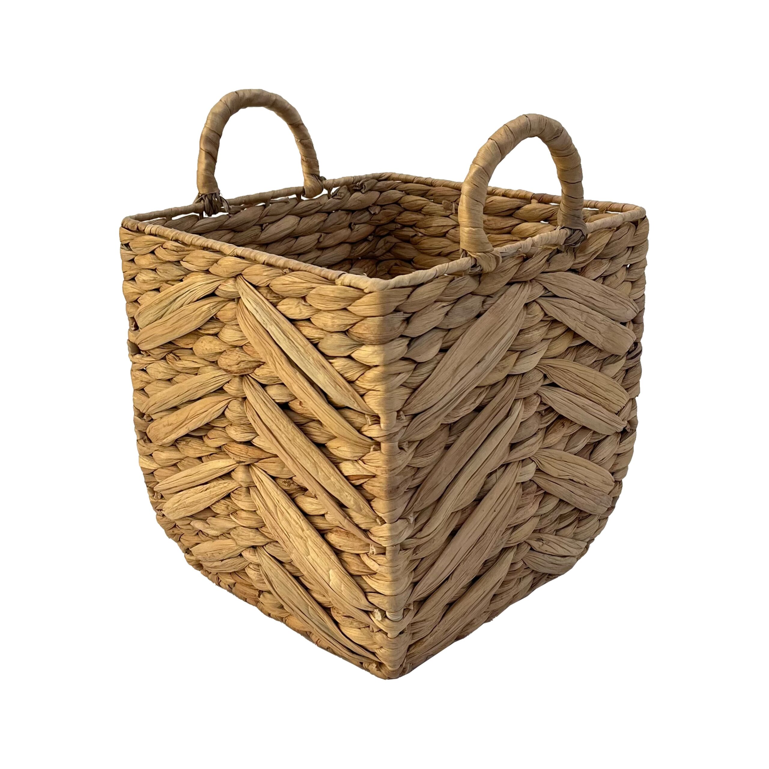 Medium Natural Water Hyacinth Basket by Ashland