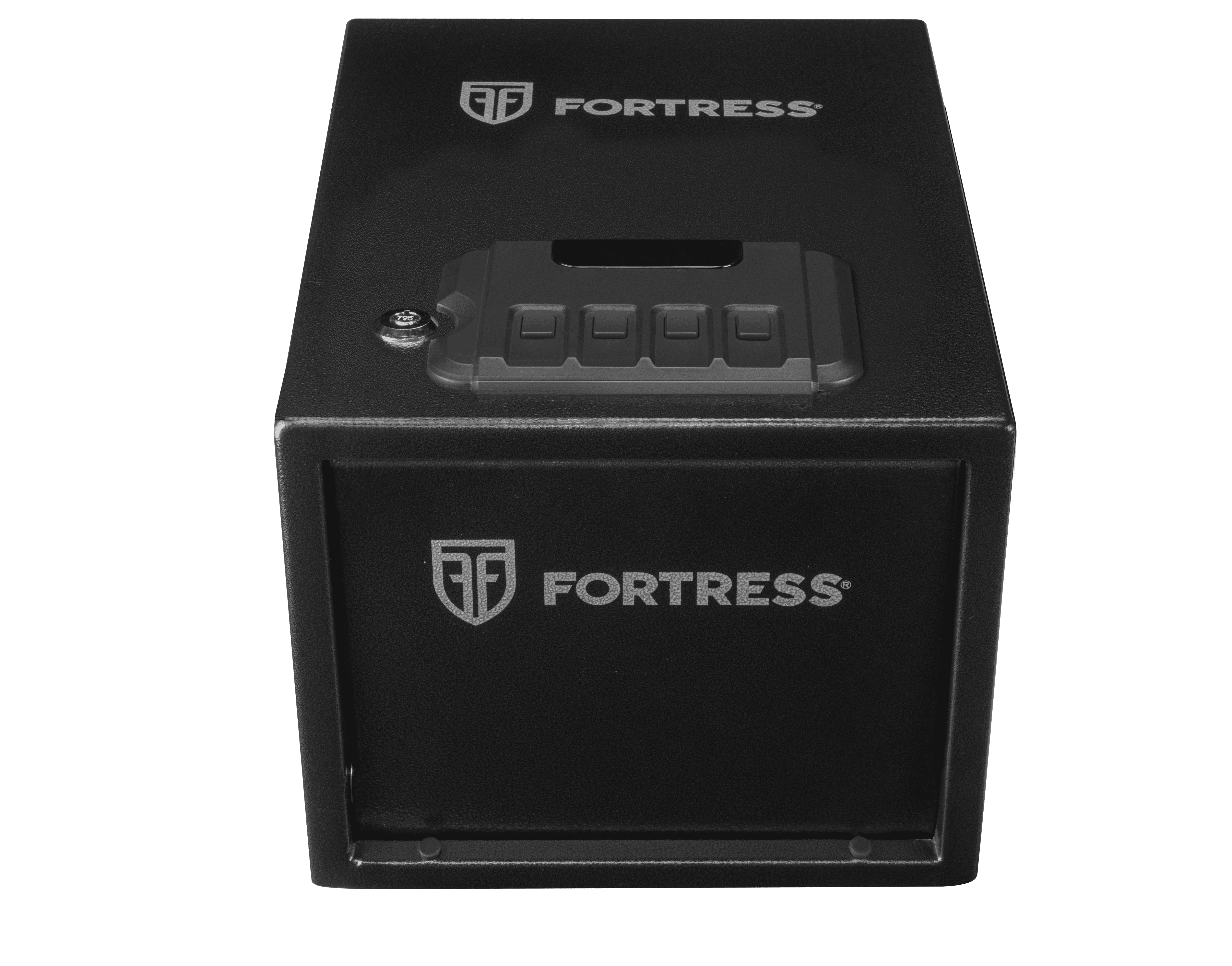 Fortress Quick Access Handgun Safe with Electronic Lock and Backup Key. Black P2EA