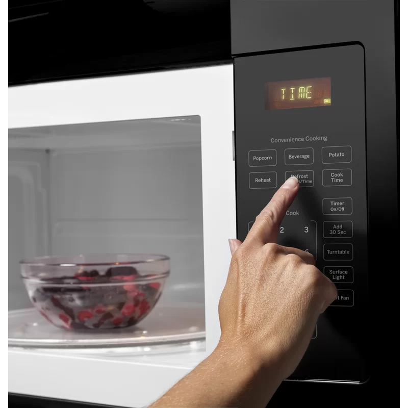 GE JVM3160DFBB 1.6 cu. ft. Over the Range Microwave in Black
