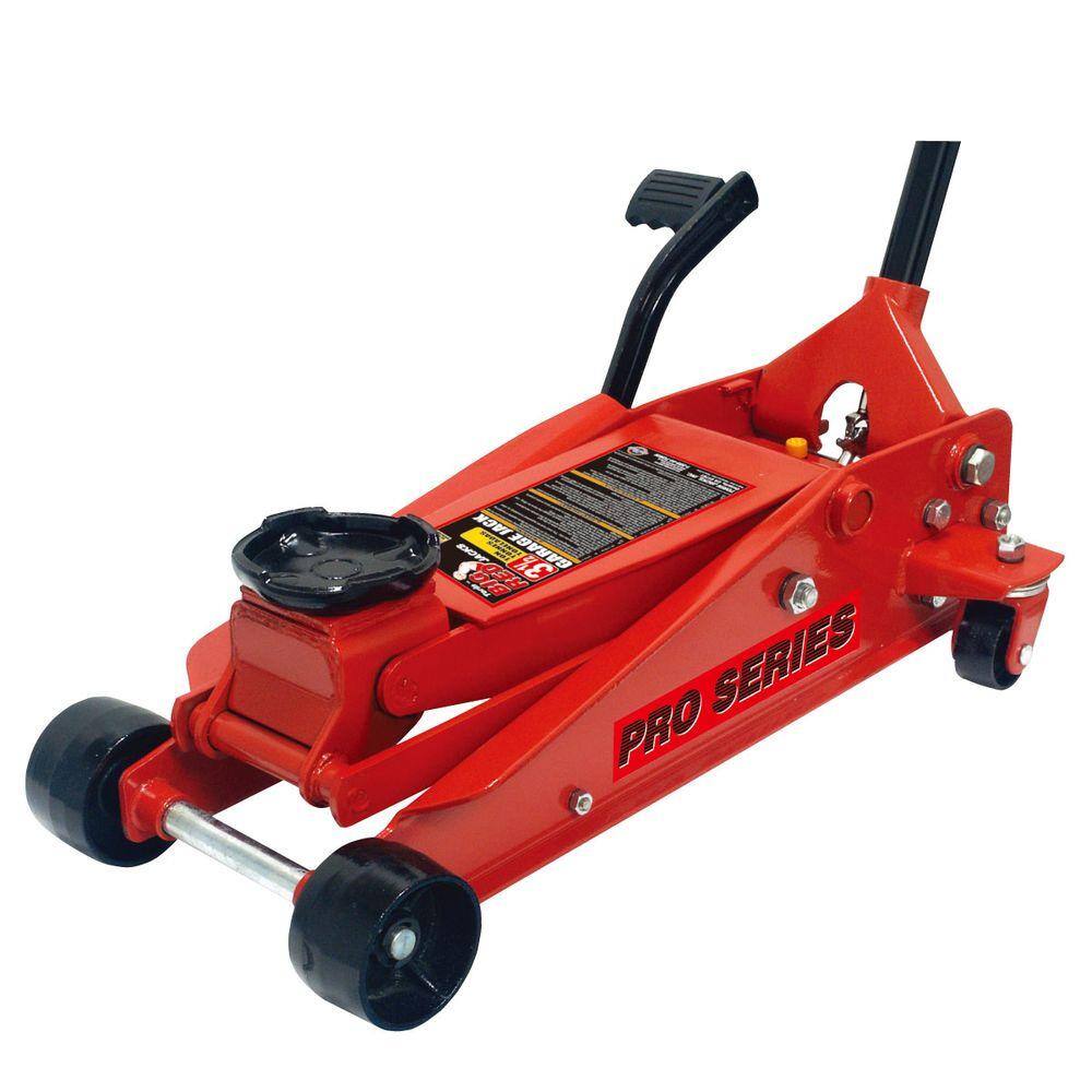 Big Red T83503 3.5-Ton Steel Floor Jack with Foot Pedal