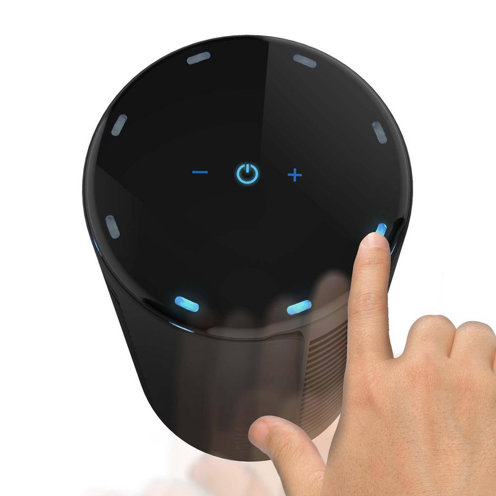 Vornado FA1-0191-06 Atom 2W AE 19.31 in. 4 fan speeds Tower Fan 19.31 in. Black with Alexa Capabilities