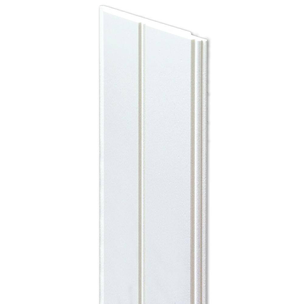 Veranda 8272548 5-1/2 in. x 96 in. White PVC Bead Board Siding (8-Piece)
