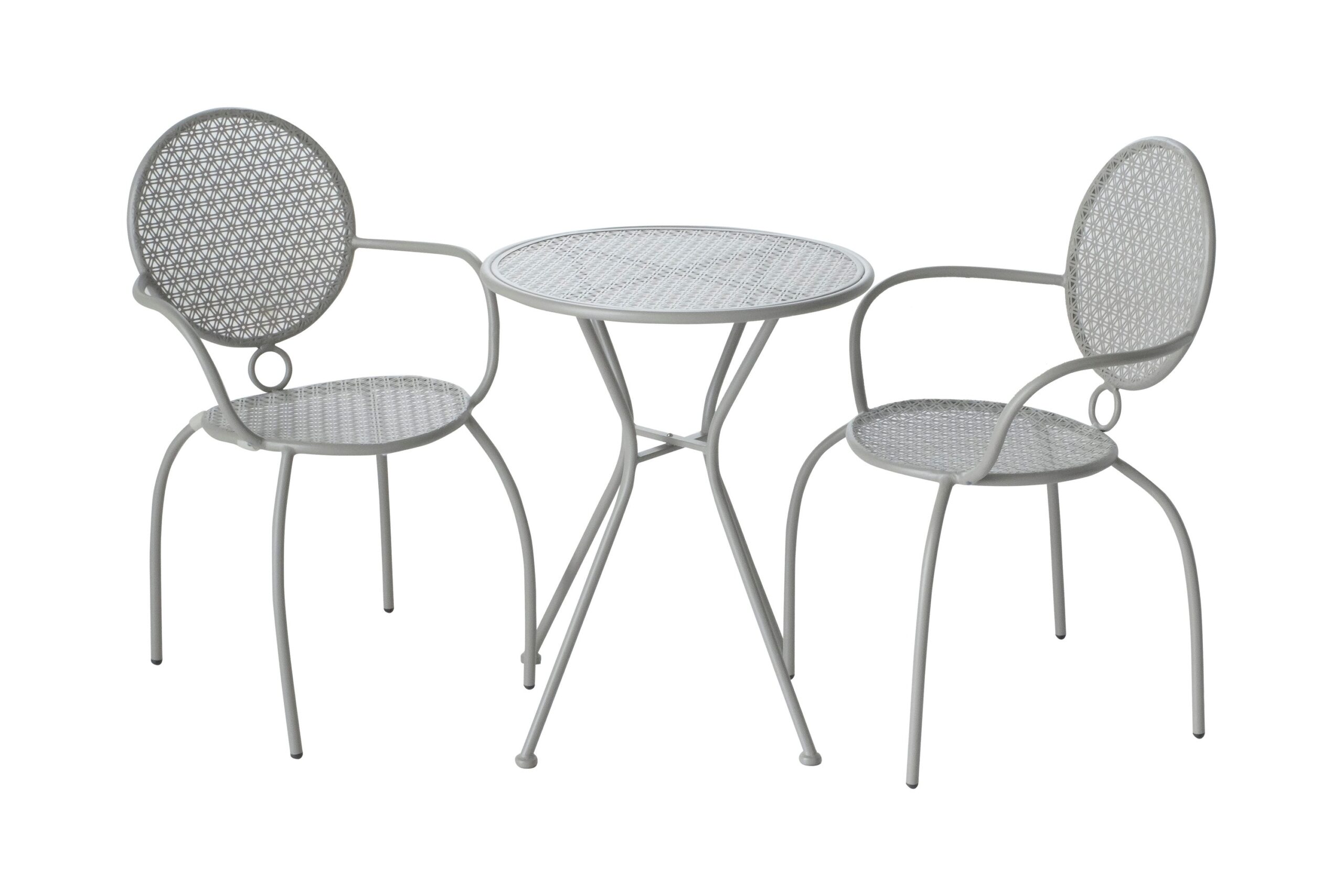Alfresco Home 3-Piece Gray Bistro Patio Set